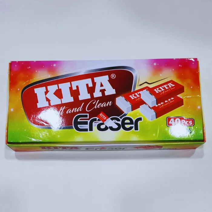 Kita Eraser Soft & Clean 40Pcs Pkt  - K-2006