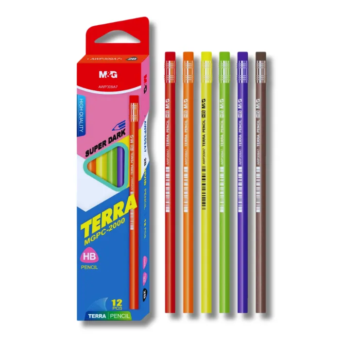 TERRA 2000  M&G Pencil 12Pcs Pkt AWP309A7 / MGPC-2000