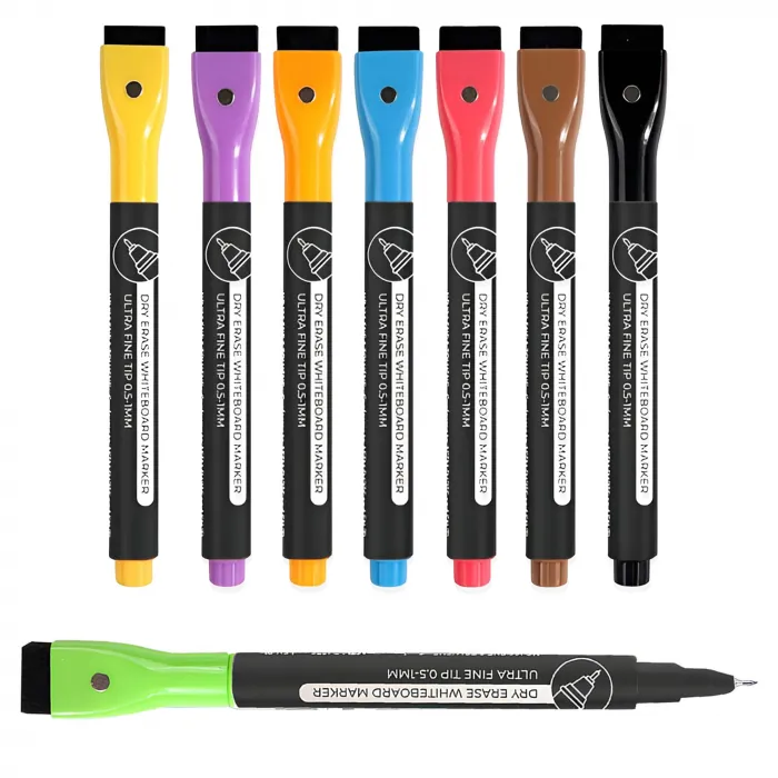 S514 - DELI Magnetic Dry Erase Markers, 8 Colors Whiteboard Marker Pens