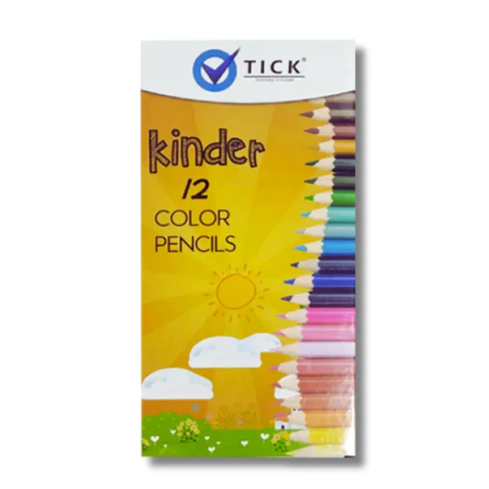 Full Tick Kinder 12 Color Pencil Set