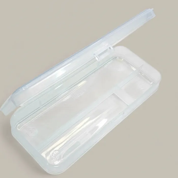 Nafees Transparent Pencil Box - Large ( O'Level Exam )