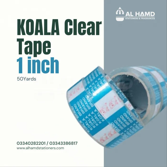 KOALA Clear Tape 1inch 50Y KCT1i