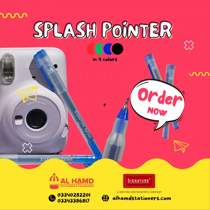 Splash Pointer Signature GREEN PCS (10's Box) SPSG