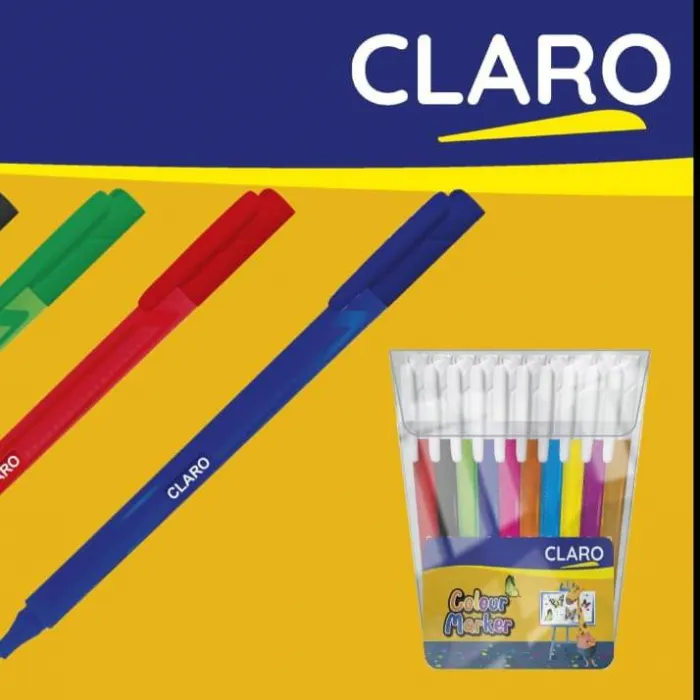 Claro - 6 Color Marker Set