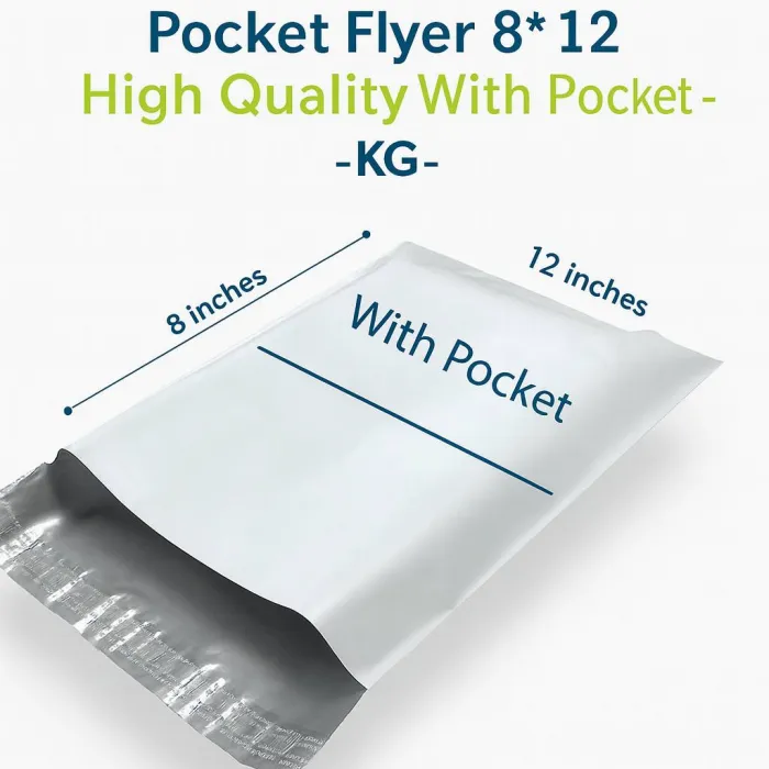 Pocket Flyer 8*12 High-Quality With Pocket - KG