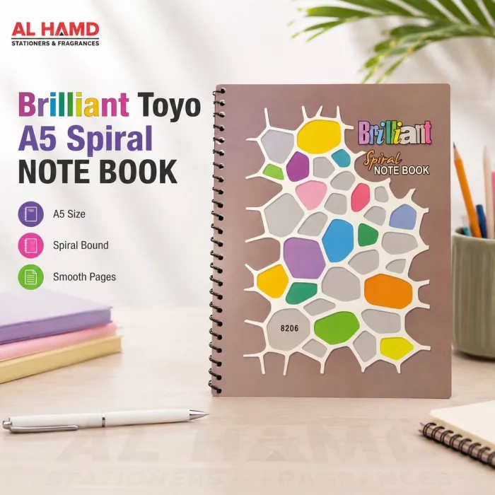 Brilliant Toyo A5 Spiral NOTE BOOK