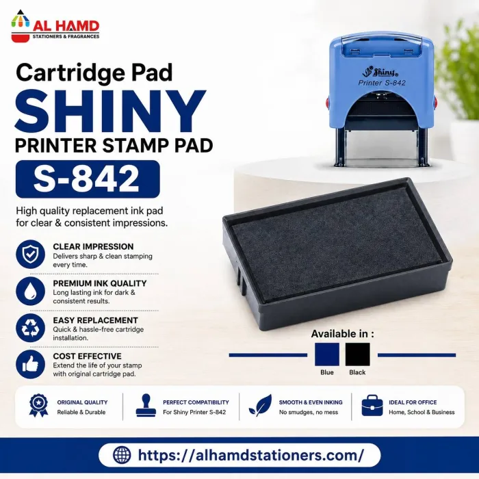 Cartridge Pad - Shiny Printer Stamp Pad - S-842