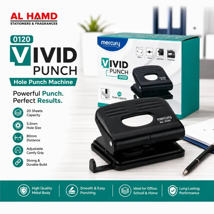 0120 VIVID - Hole Punch Machine Mercury - 20Sheets
