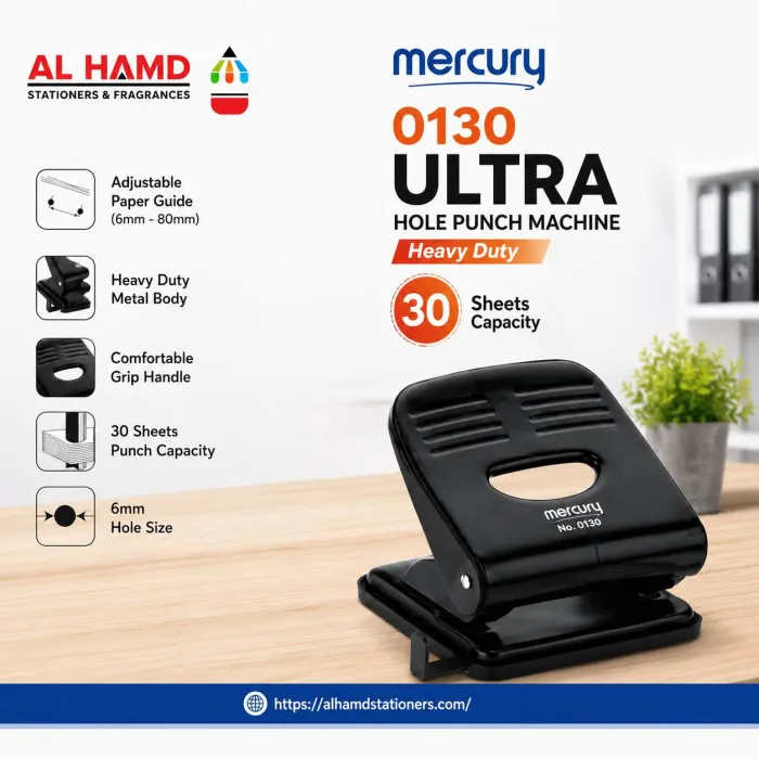 0130 ULTRA - Hole Punch Machine Mercury - 30Sheets