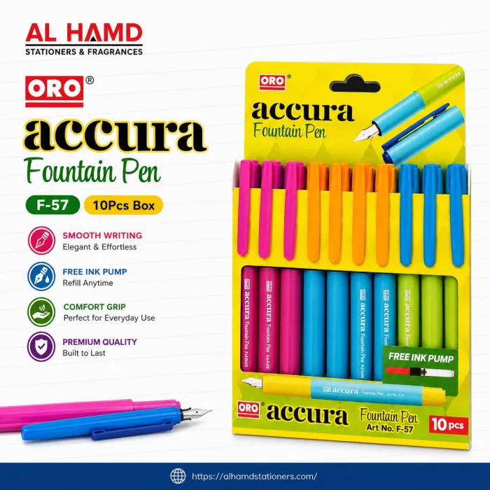 F-57 ORO accura Fountain Pen - 10Pcs Box