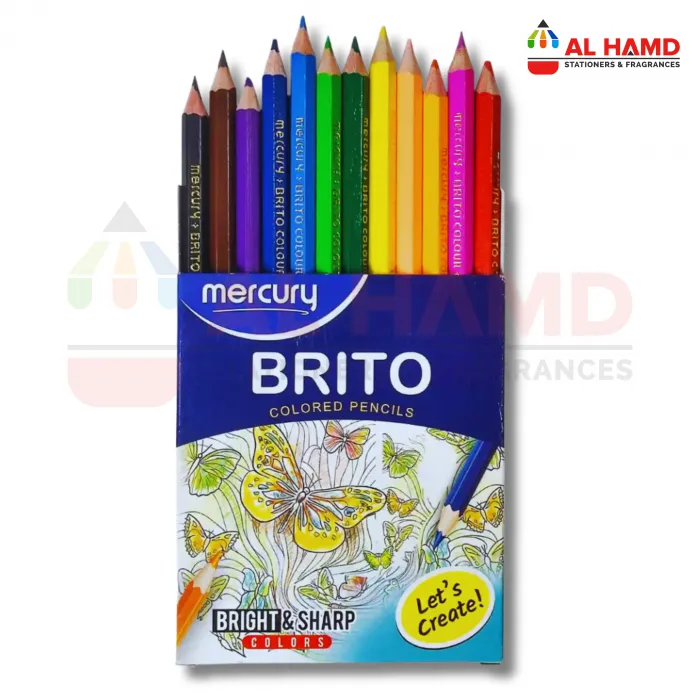 Mercury Brito 12 Color Pencil Half B12CPH