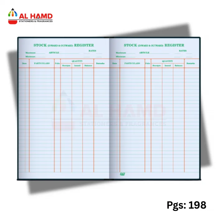 Stock inward/outward Reg. 3No.198pgs SR3