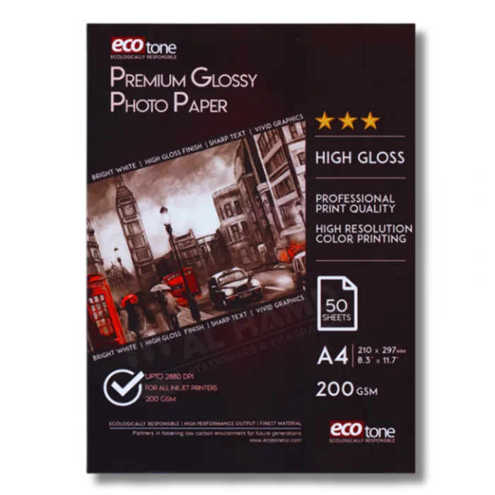 A4 Glossy Photo Paper S/Side 200g 200A4SS