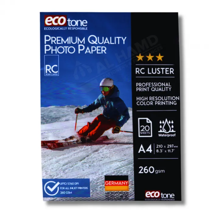 A4 Luster Paper 260g EcoTone A4LP260
