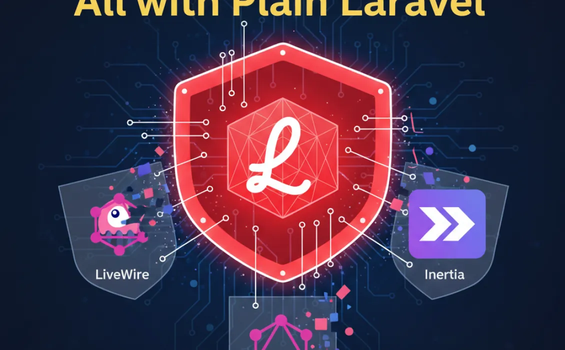 Livewire without Livewire, Inertia without Inertia, GraphQL without GraphQL. And all with plain Laravel